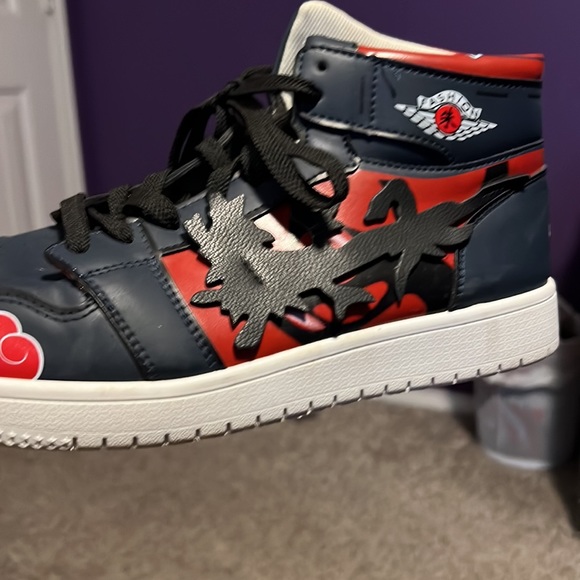 Naruto Itachi shoes air jordan 1 inspired - Picture 3 of 3